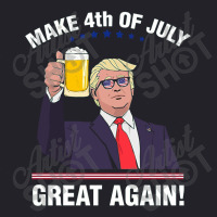 Trump Make 4th Of July Great Again Unisex Sherpa-lined Denim Jacket | Artistshot