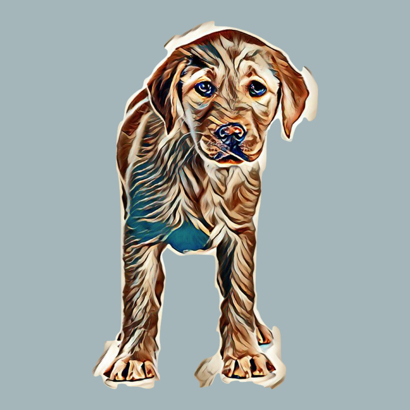 Labrador Puppy Isolated On White Background Unisex Sherpa-Lined Denim Jacket by Kemnabi | Artistshot