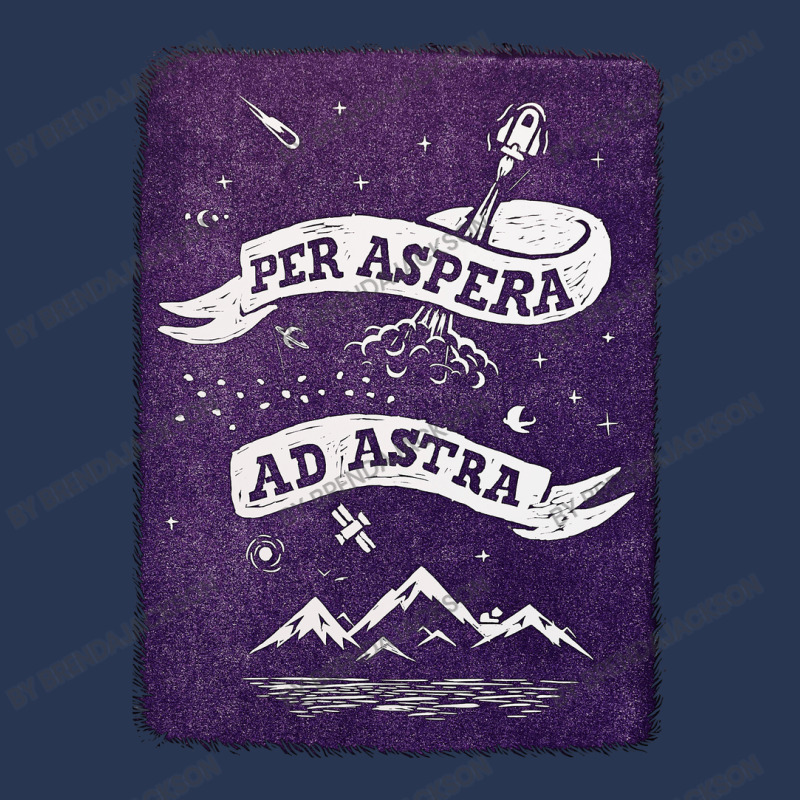 Per Aspera Ad Astra Men Denim Jacket | Artistshot