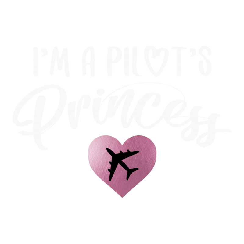 I'm A Pilot's Princess For Dark Sticker | Artistshot