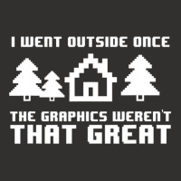 Limited Edition I Went Outside Once The Graphics Weren't That Great Champion Hoodie | Artistshot