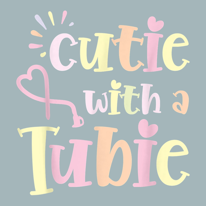 Cutie With A Tubie Feeding Tube Awareness G Button G Tube T Shirt Unisex Sherpa-lined Denim Jacket | Artistshot