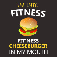 I M Into Fitness Fit Ness Cheeseburger In My Mouth Racerback Tank | Artistshot