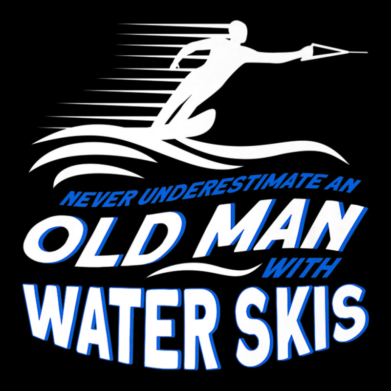 Never Underestimate An Old Man With Water Skis Waterski Premium T Shir Pocket T-Shirt by sunda | Artistshot