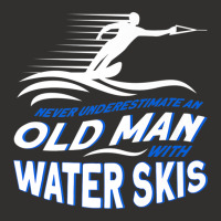 Never Underestimate An Old Man With Water Skis Waterski Premium T Shir Champion Hoodie | Artistshot