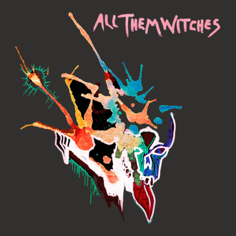 All Them Witches Atw Colorful Skull Design Champion Hoodie by CHRISTOPHEANDERS | Artistshot