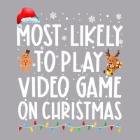 Most Likely To Play Video Games On Christmas Xmas Lights Youth 3/4 Sleeve | Artistshot