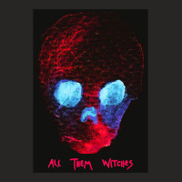 All Them Witches Atw Red Skull Ladies Fitted T-shirt | Artistshot