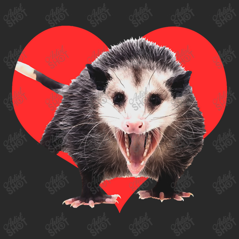 Limited Edition I Love Possums & Opossums - Red Heart Funny Possum Lov Printed hat by macklinsampson | Artistshot