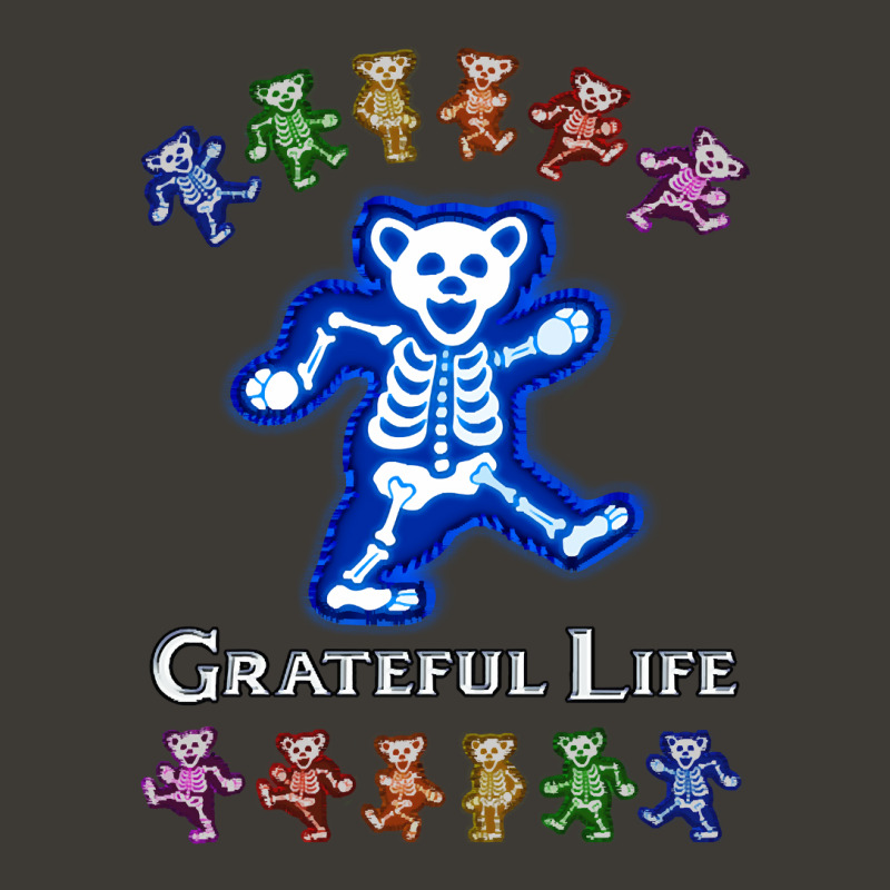 Limited Edition Grateful Life Dancing Skeleton Bear - Blue Bucket Hat | Artistshot