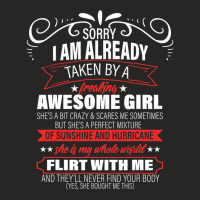 Sorry I Am Already Taken By A Freaking Awesome Girl Ladies Fitted T-shirt | Artistshot