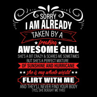 Sorry I Am Already Taken By A Freaking Awesome Girl Cropped Sweater | Artistshot