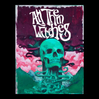 All Them Witches Skull Purple Atw Design Adjustable Cap | Artistshot