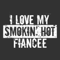 Funny I Love My Smokin  Hot Fiancee Valentine Love Baby Bodysuit | Artistshot