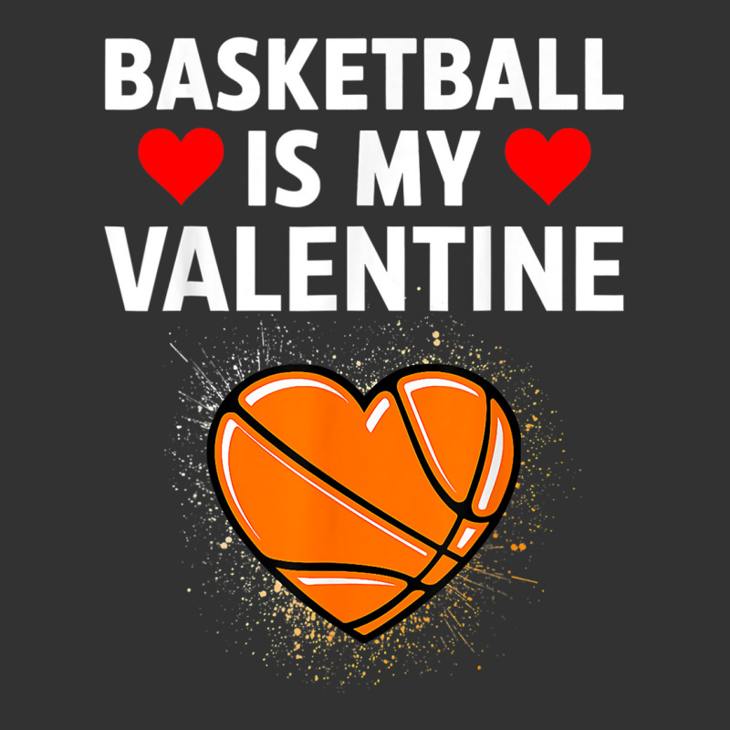 Funny Love Hearts Basketball Is My Valentine Sports Lover Baby Bodysuit by Bradley | Artistshot