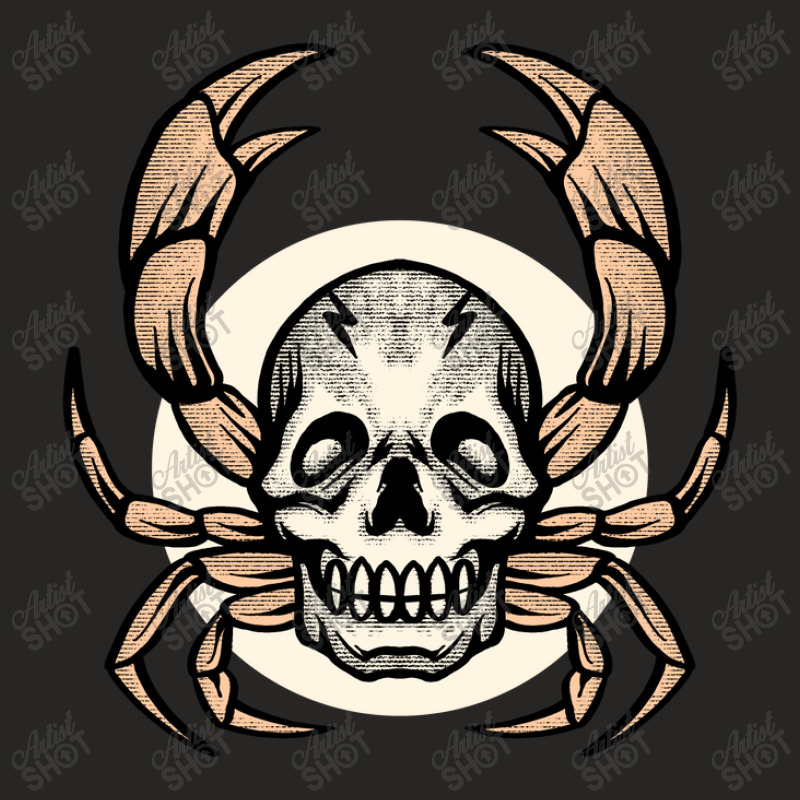 Skull Crab Ladies Fitted T-shirt | Artistshot