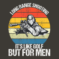 Long Range Shooting It's Like Golf But For Men Retro Sniper Premium T Bucket Hat | Artistshot