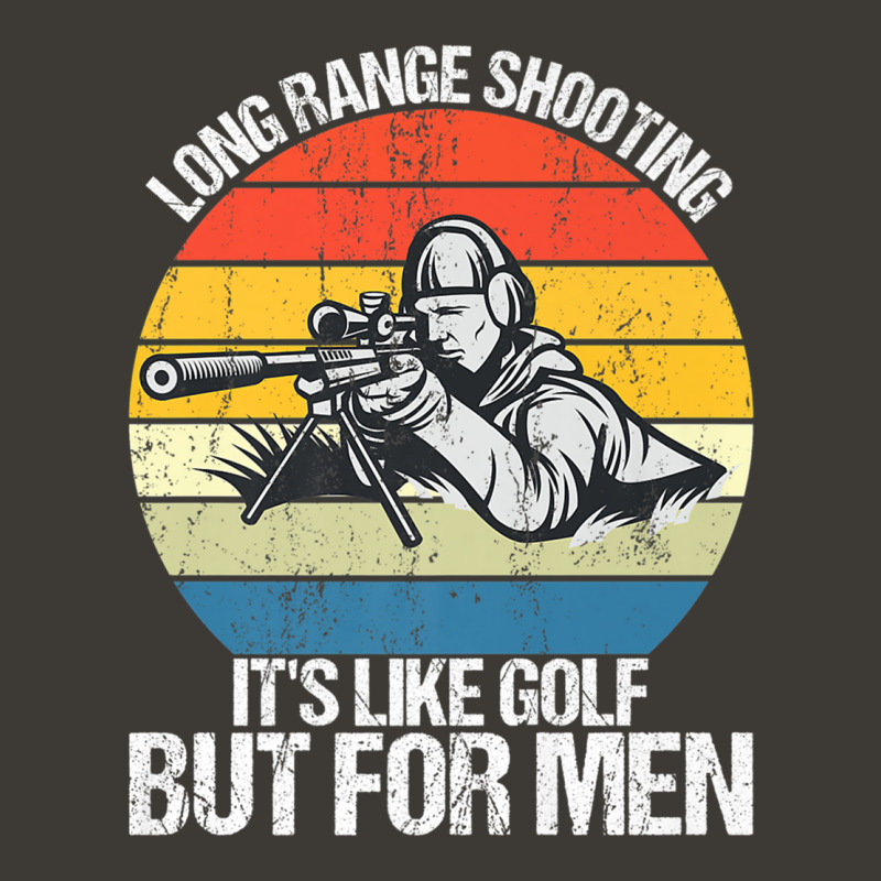 Long Range Shooting It's Like Golf But For Men Retro Sniper Premium T Bucket Hat | Artistshot