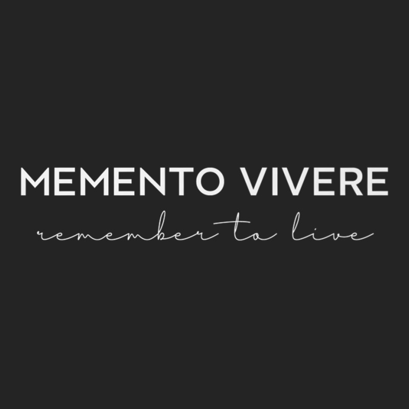 Memento Vivere Remember To Live Philosophy Latin Quotes Premium T Shir 3/4 Sleeve Shirt by tousey | Artistshot