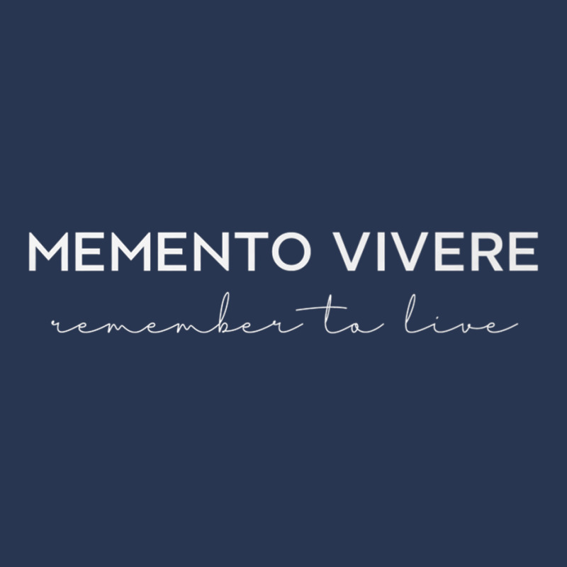 Memento Vivere Remember To Live Philosophy Latin Quotes Premium T Shir Men Denim Jacket by tousey | Artistshot