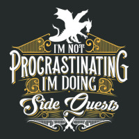 Trending Not Procrastinating Side Quests Rpg Gamer Dragons Women's Triblend Scoop T-shirt | Artistshot