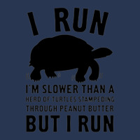 I Run Slower Than A Herd Of Turtles Ladies Denim Jacket | Artistshot