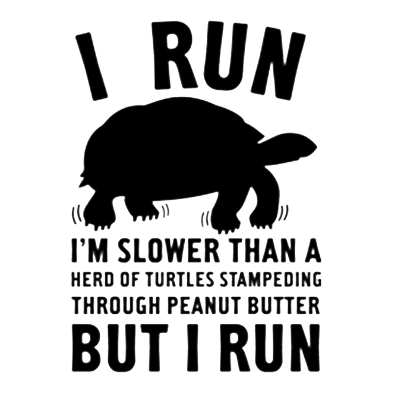 I Run Slower Than A Herd Of Turtles Women's V-Neck T-Shirt by ROXANZALEZ | Artistshot