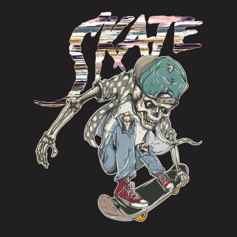 Skate Skull T-shirt | Artistshot