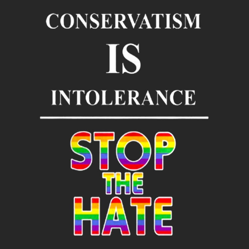 Conservatism Is Intolerance Stop The Hate Mens Tshirt Men's T-shirt Pajama Set | Artistshot