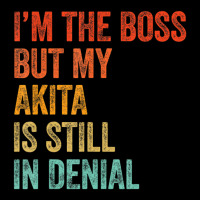 Trending I'm The Boss But My Akita Is Still In Denial Dog Cropped Hoodie | Artistshot