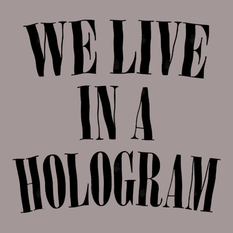 We Live In A Hologram 90s Style Nihilist Statement Vintage Short by SandeeNardi | Artistshot