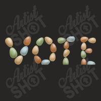 Trending Vote! (multi-colored Eggs) Ladies Fitted T-shirt | Artistshot