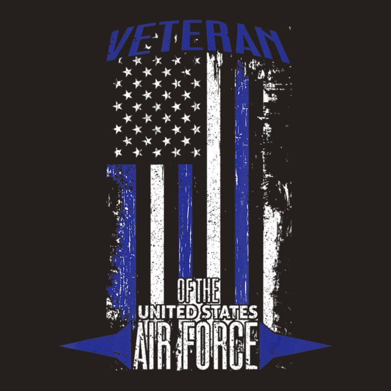 Trending Veteran Of The United States Vintage Us Air Force Flag Tank Top | Artistshot