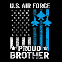 Limited Edition Vintage Proud Brother Us Air Force Usaf Cropped Hoodie | Artistshot