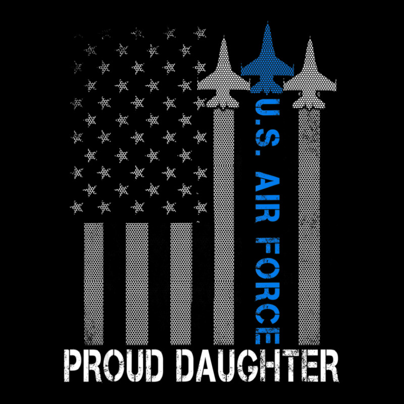 Hot Trend Vintage Proud Daughter Us Air Force Flag Usaf Pocket T-shirt | Artistshot