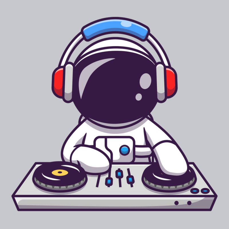 Cute Astronaut Playing Dj Electronic Music With Headphone Travel Quote Unisex Jogger by donalalyonau | Artistshot