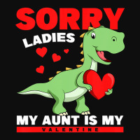 Kids Trex Dino Sorry Ladies My Aunt Is My Valentine Toddler Boys Crop Top | Artistshot