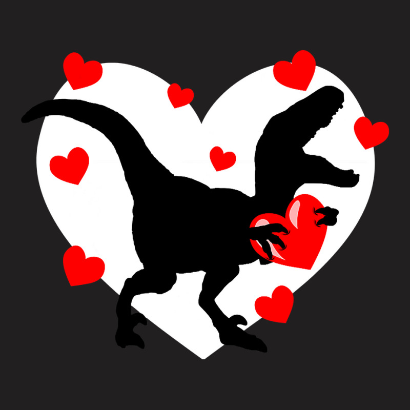 I Steal Hearts T Valentines Day Dinosaur Boys Kid (13) T-shirt | Artistshot