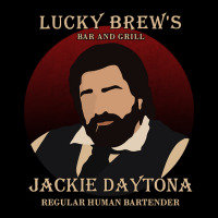 Limited Edition Jackie Daytona - Regular Human Bartender-1ueya Youth Zipper Hoodie | Artistshot