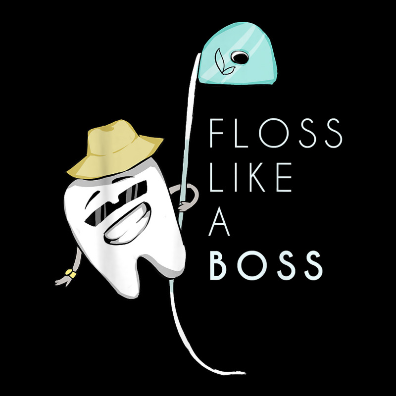 Floss Like A Boss Funny Dentist Teeth Dental T Shirt Men's Long Sleeve Pajama Set | Artistshot