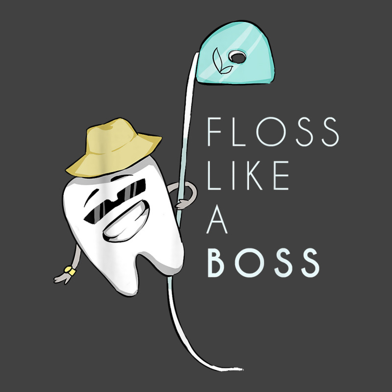 Floss Like A Boss Funny Dentist Teeth Dental T Shirt Vintage T-shirt | Artistshot