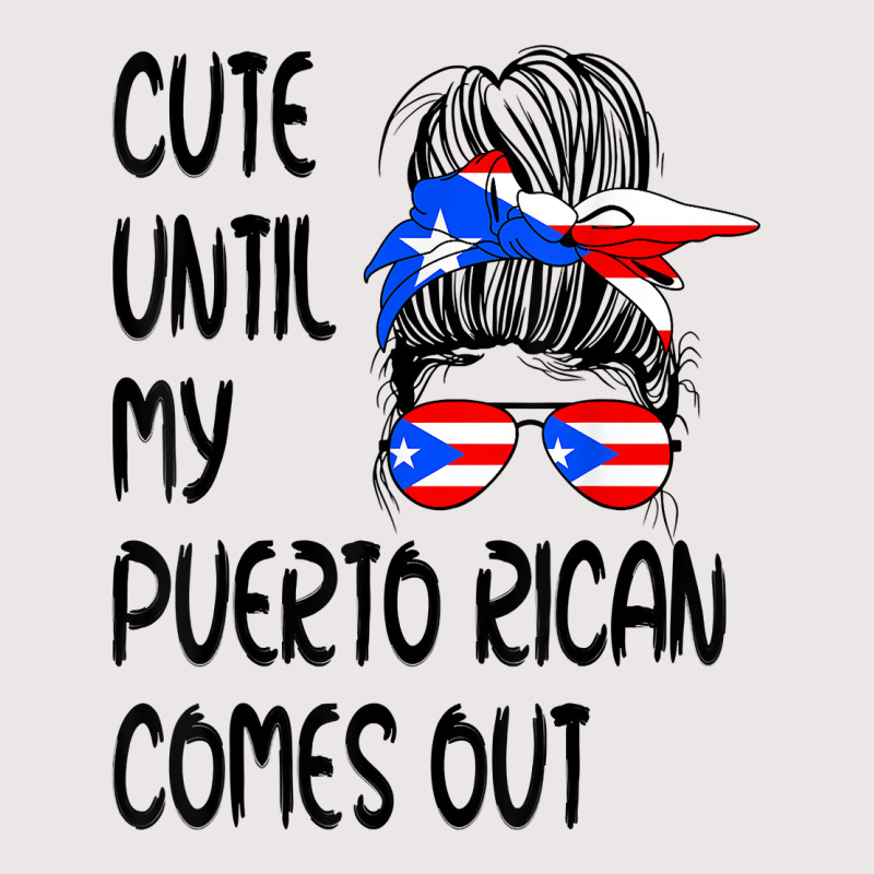 Funny Cute Until My Puerto Rican Comes Out T Shirt Pocket T-shirt | Artistshot