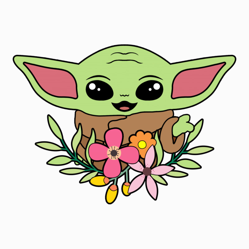 Baby Yoda Cute Sticker. By Artistshot