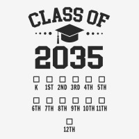 Kindergarten Class Of 2035 Grow With Me Space For Checkmarks Classic T-shirt | Artistshot