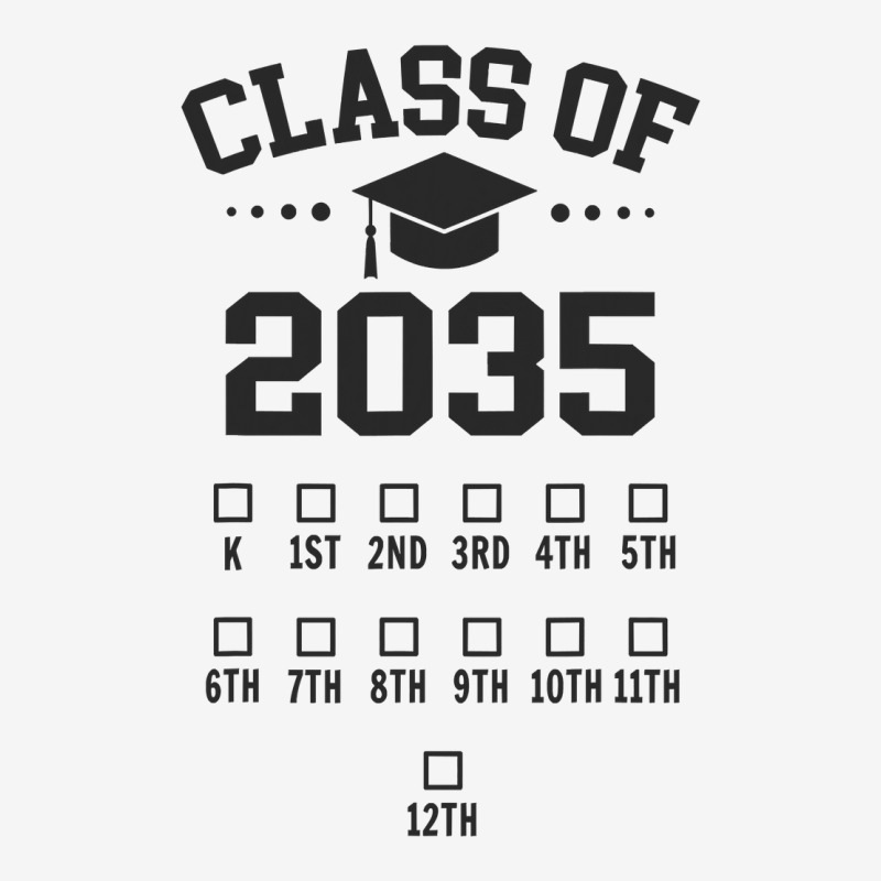 Kindergarten Class Of 2035 Grow With Me Space For Checkmarks Classic T-shirt | Artistshot