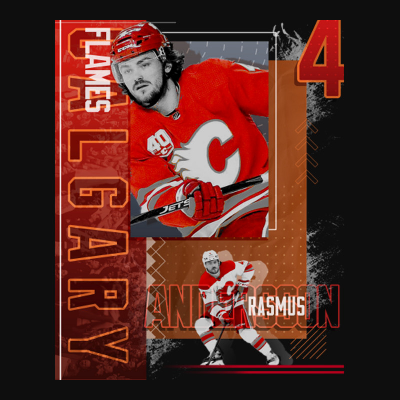 Rasmus Andersson Hockey Paper Poster Flames 2 Crop Top by ArleanKah | Artistshot