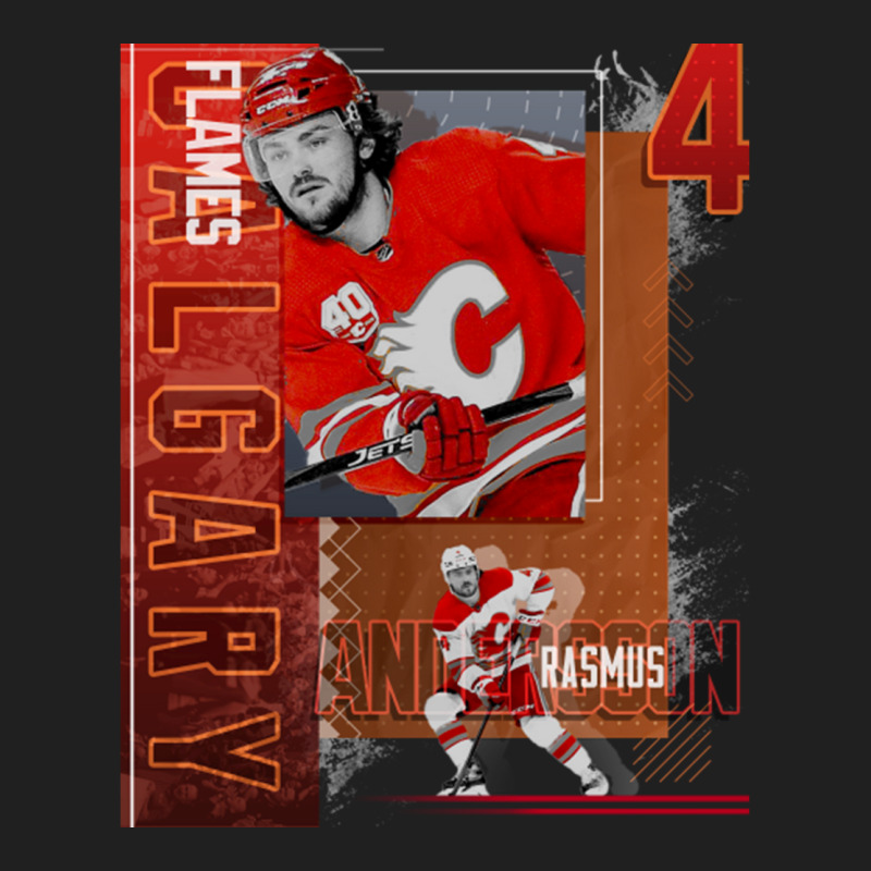 Rasmus Andersson Hockey Paper Poster Flames 2 Ladies Polo Shirt by ArleanKah | Artistshot