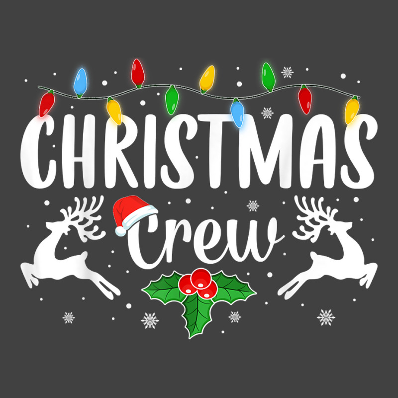 Cute Family Christmas Crew Matching Pajama Gift Lights T Shirt Vintage T-Shirt by gehnhe | Artistshot