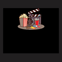 Filmmakers And Film Fans Popcorn Design Sleeveless Vintage Vintage T-shirt | Artistshot