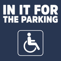 In It For The Parking Funny Handicap Disabled Person Parking Men Denim Jacket | Artistshot